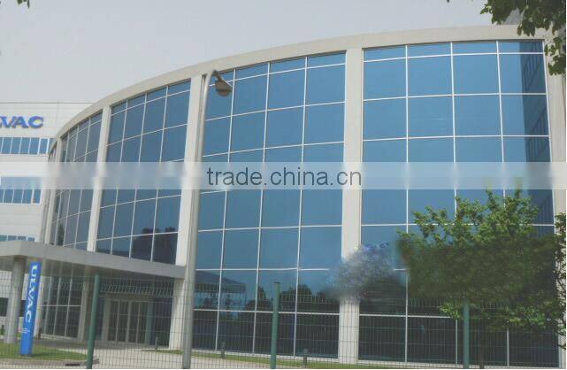 high technology reflective dark blue sliver PET building decoration film, privacy protective window film