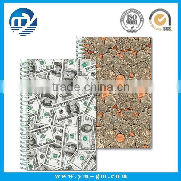 2015 personalized printing 10 inch notebook with calendar
