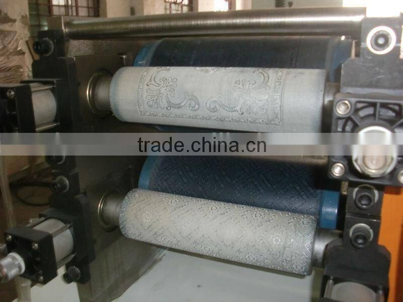 New model Napkin Paper Machine with two embosser and two color printing