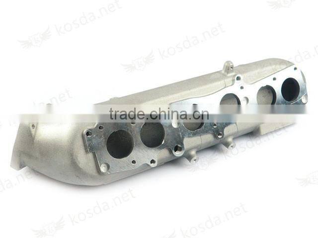 Racing Car Turbo Kit 2jz gte, 2jz Air Intake Manifold ,Supra Parts Air Intake Manifold Cast Aluminum Silver