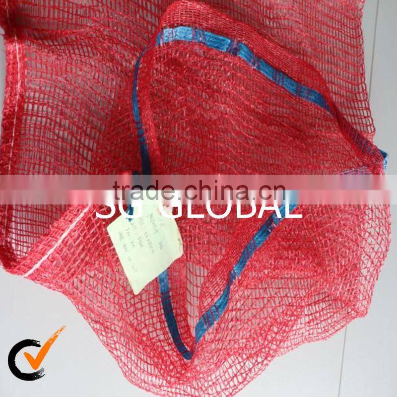 Plastic net bags for firewood