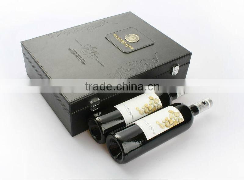 Latest wooden wine gift box design 2013