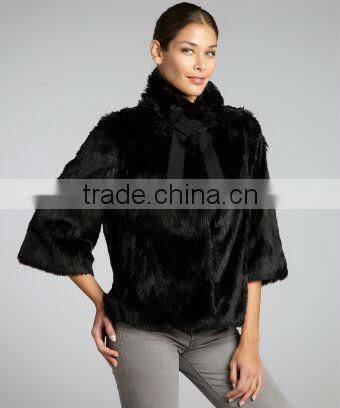 2013 new rabbit fur jacket