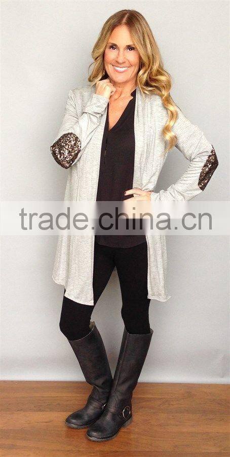 2015 Original Design One Piece Knit Sweater Pattern Women Cardigan