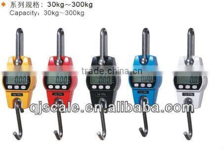 30kg - 300kg chinese high precision portable LCD aluminium direct electronic industrial digital crane scale supplier
