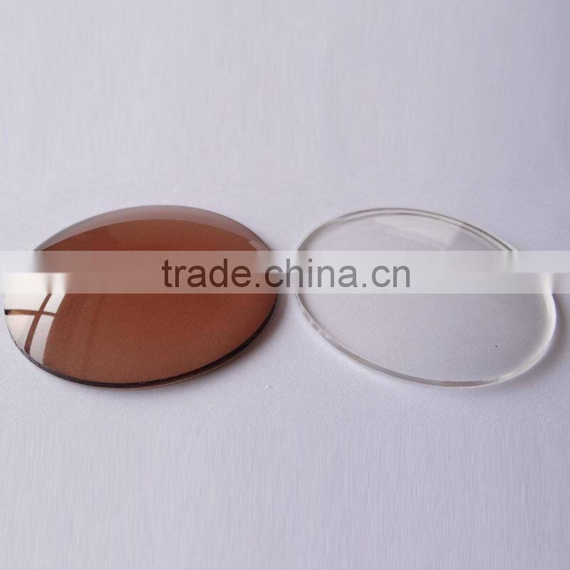 1.523 mineral glass lens photochromic