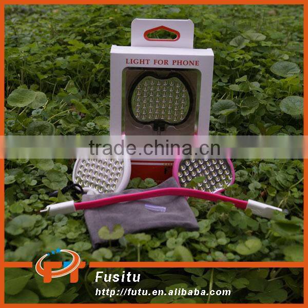 Guangzhou Fushitu Manufacturer New Product for 2015 Selfie LED Flash External Flash Spotlight for Taking High Quality Photo