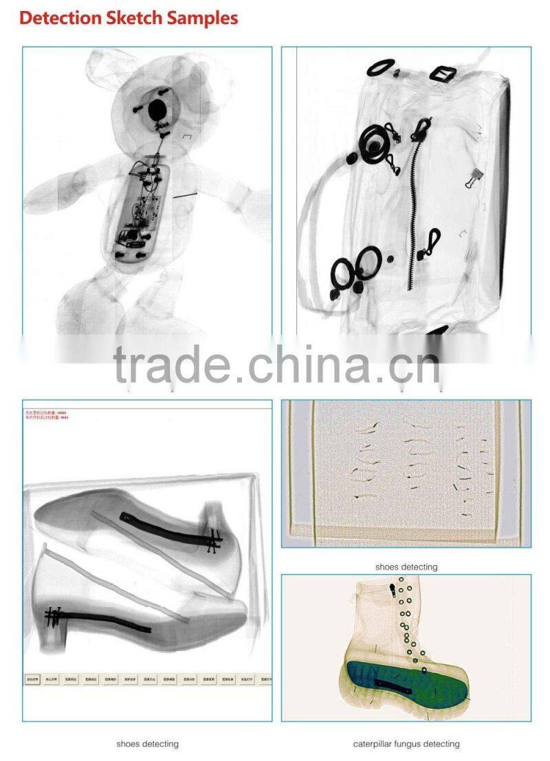 Latest international standards baggage handling airport x-ray security scanners TS-6550