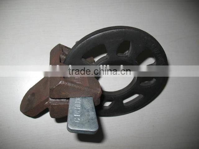 Casted steel Brace end for Ringlock scaffolding system