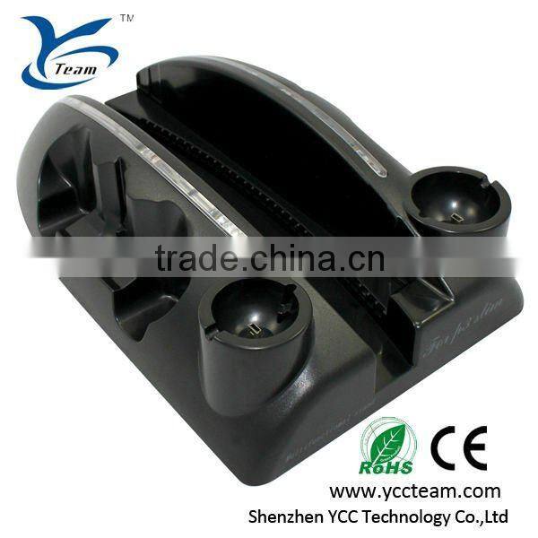 10 in 1 blue light dual charging station for ps3 move for ps3 controller for ps3 move accessories