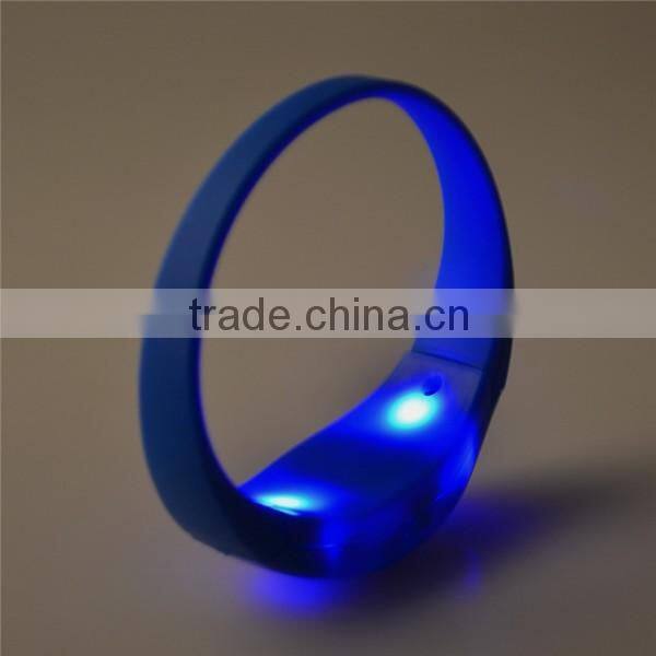 sound control event led bracelet custom logo concert event led bracelet