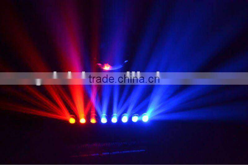 Full DMX control led quatro scanner light ,LED 8-scan light