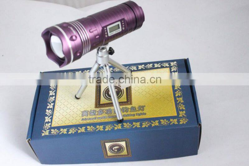 Aluminum rechargeable Night Fishing Light LED fishing light