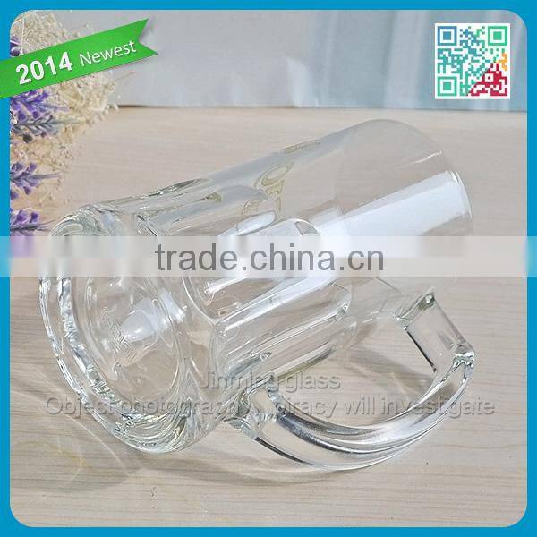 classical vintage heavy tank beer mug with large handle
