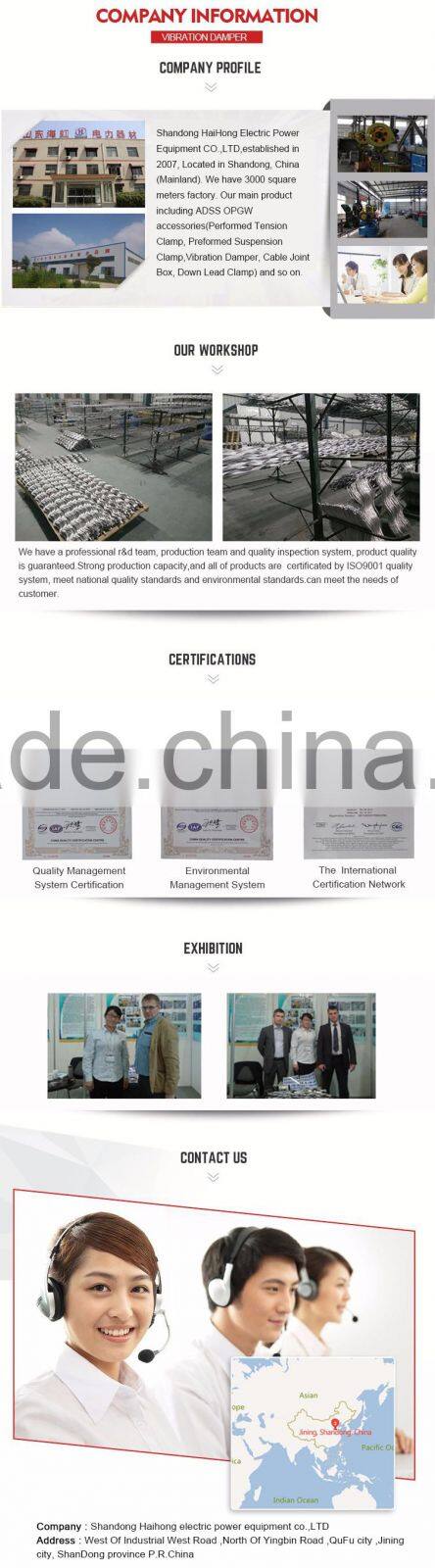 Vibration damper stockbridge