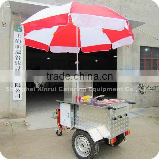 2013 Professional Stainless Steel Electric Bike Hot Dog Pizza Trailer XR-HD110 A