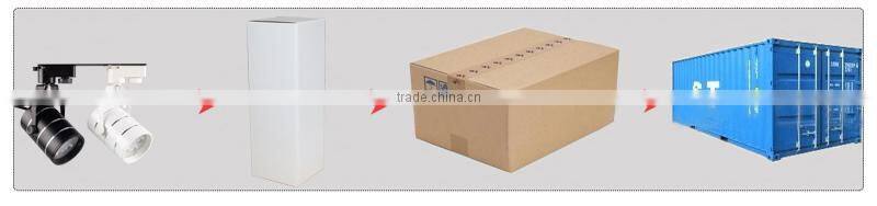 LED track light 35W Warm White White AND Black cob led track light