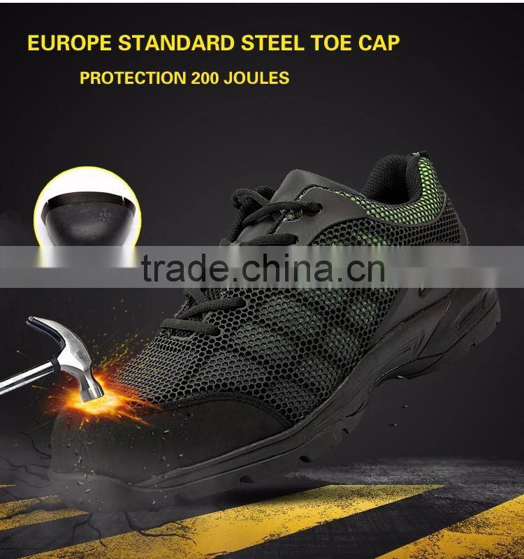 High quality waterproof and antistatic woodland safety shoes