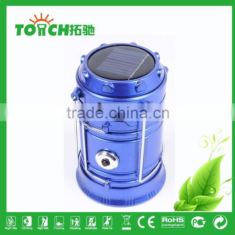 LED Solar Power Camping Lantern for Camping and Emergency