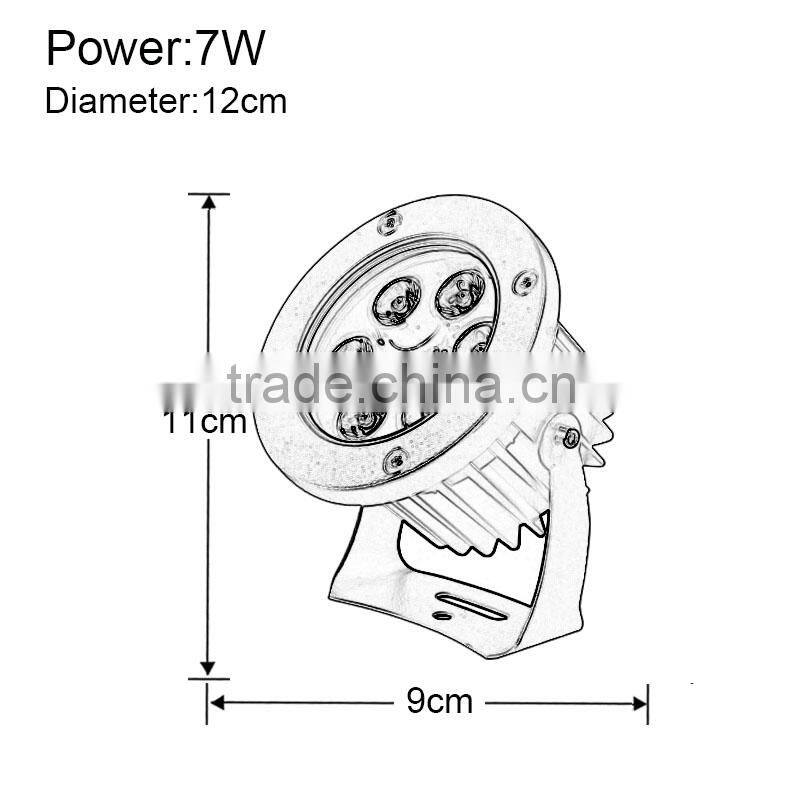factory price dimmable 18w aluminum outdoor led spot light