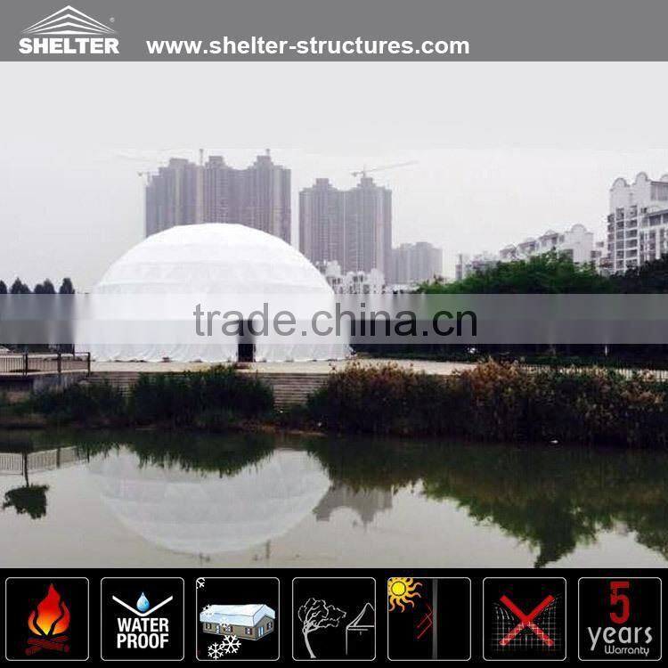 100 people Outdoor round dome tent for football field