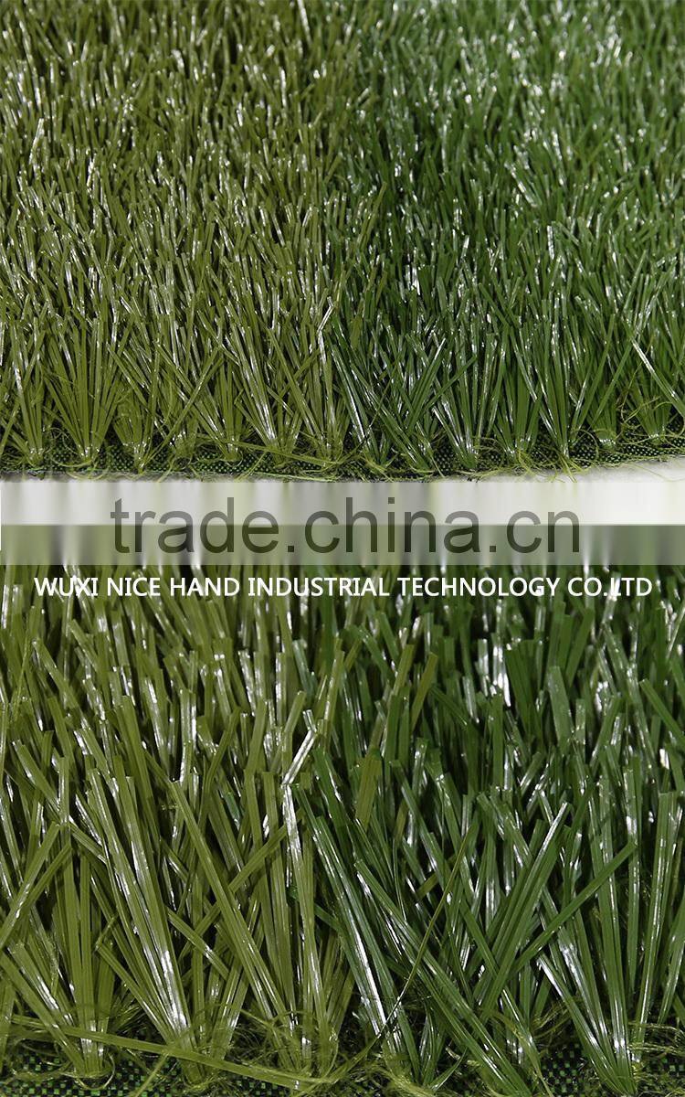 green grass garden used artificial grass rubber mat for home garden