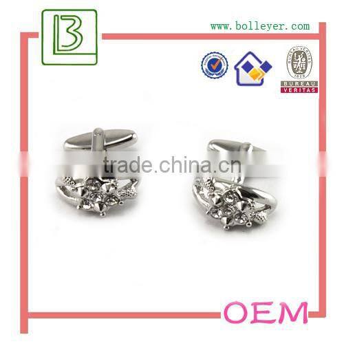 personalised silver funky classic cufflinks