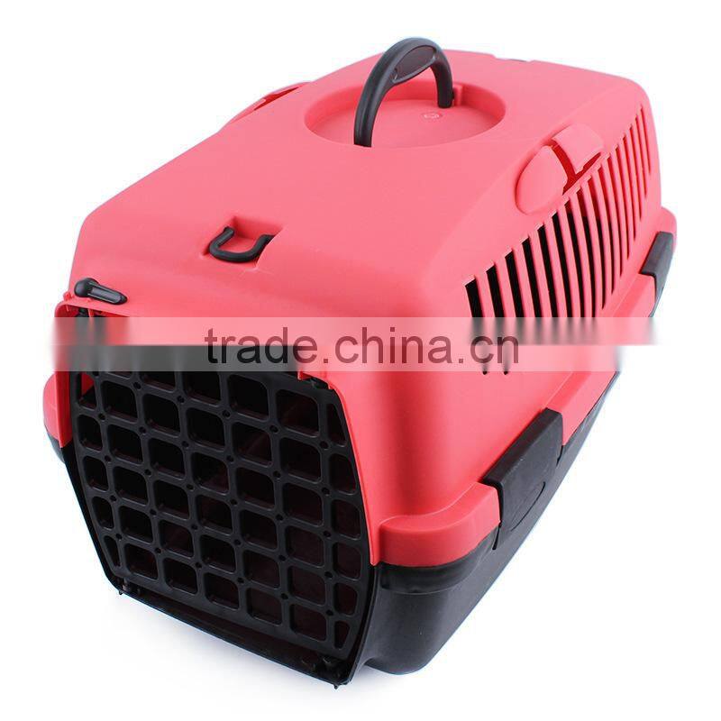 Plastic Pet Carrier For Cat Dog Puppy Rabbit Travel Box Basket Cage Outdoor New