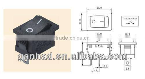 Single Pole 12v rocker switch