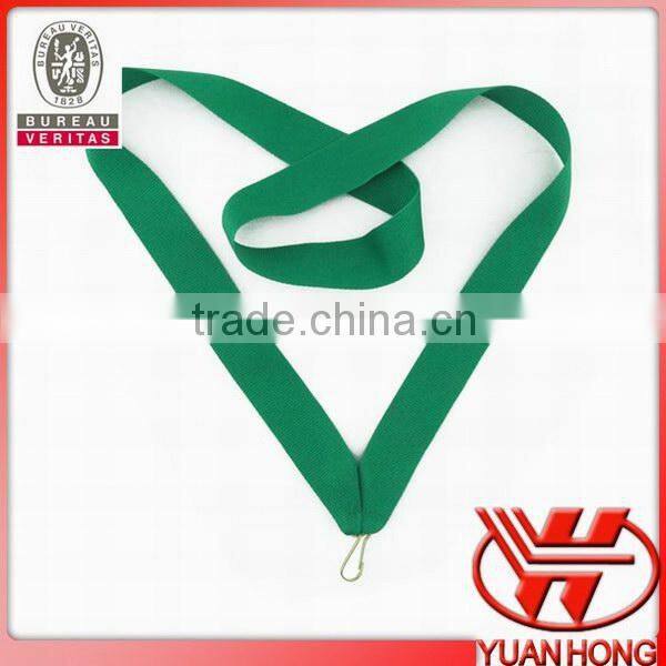 Orange blank ribbon medal lanyard