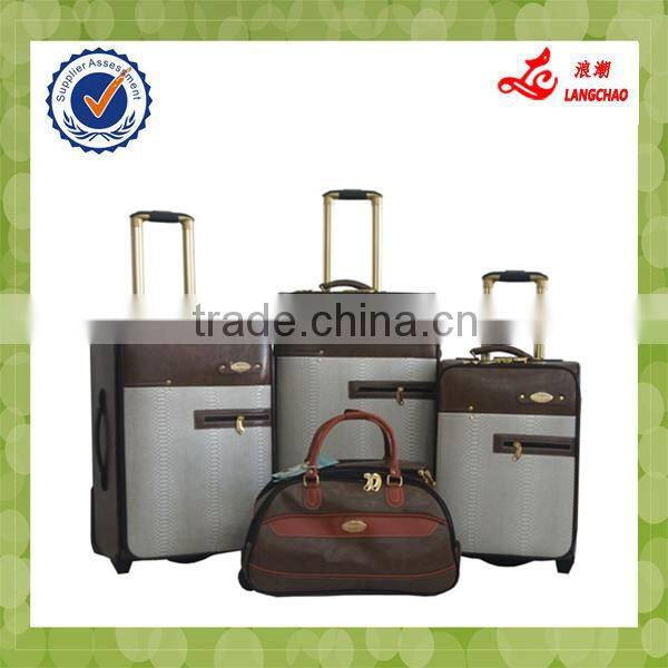 Dark Brown Ladies Fashion Handbag And Brand Names Trolley Bag