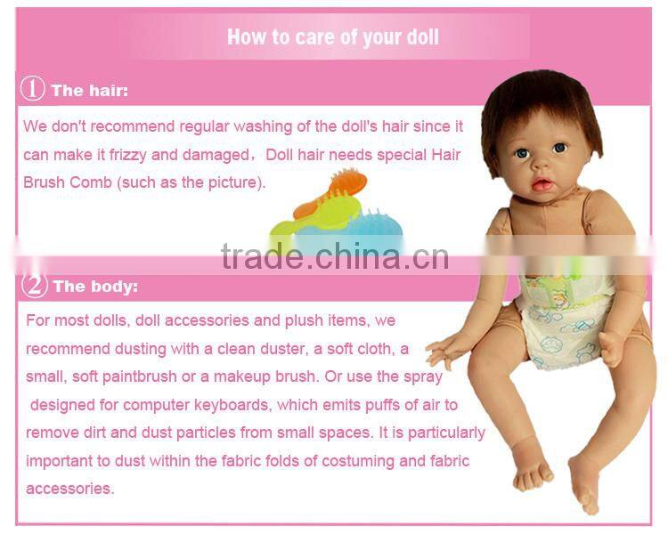 Custom baby dolls 22'' reborn baby dolls for children reborn sleeping baby doll