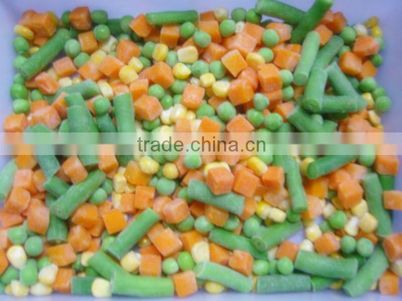 Frozen IQF vegetables and IQF frozen fruits
