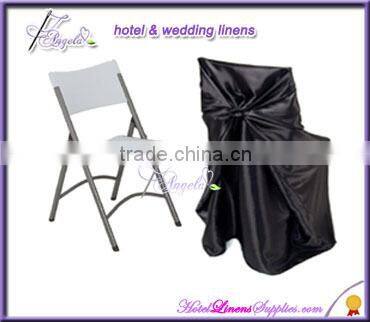 wholesale universal bag satin chair covers with sashes, wholesale self-tie bag satin chair covers