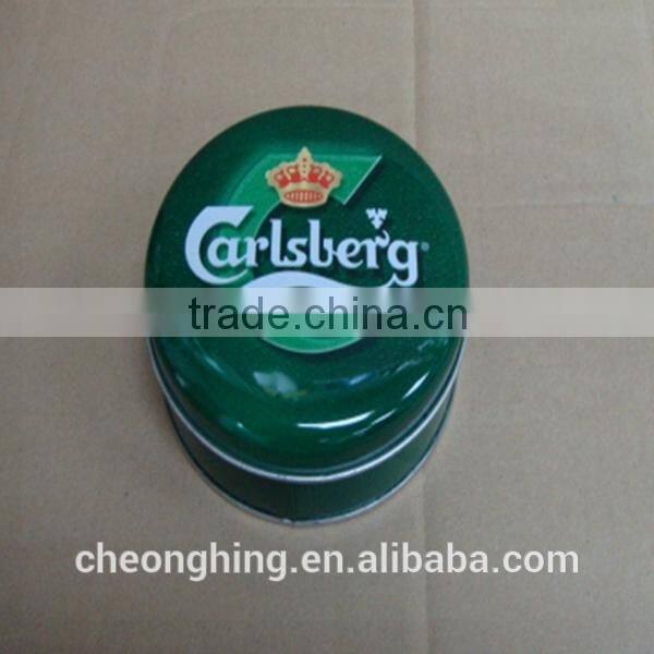 Round shape tin tray