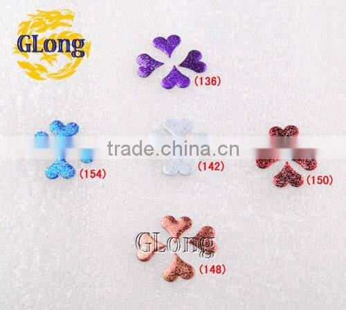 10*10mm Hot Fix Nailhead Heart-Shaped Aluminum With Irregular Spots DIY For Bag Shoe Phone Case Garment #GT105A-10P(Mix-s)
