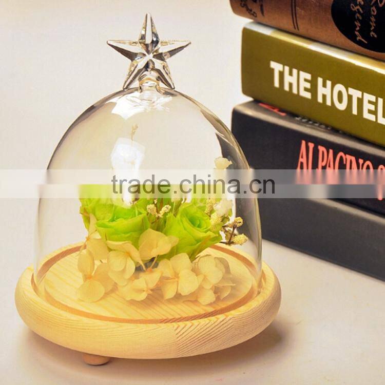 decorative glass dome for wedding