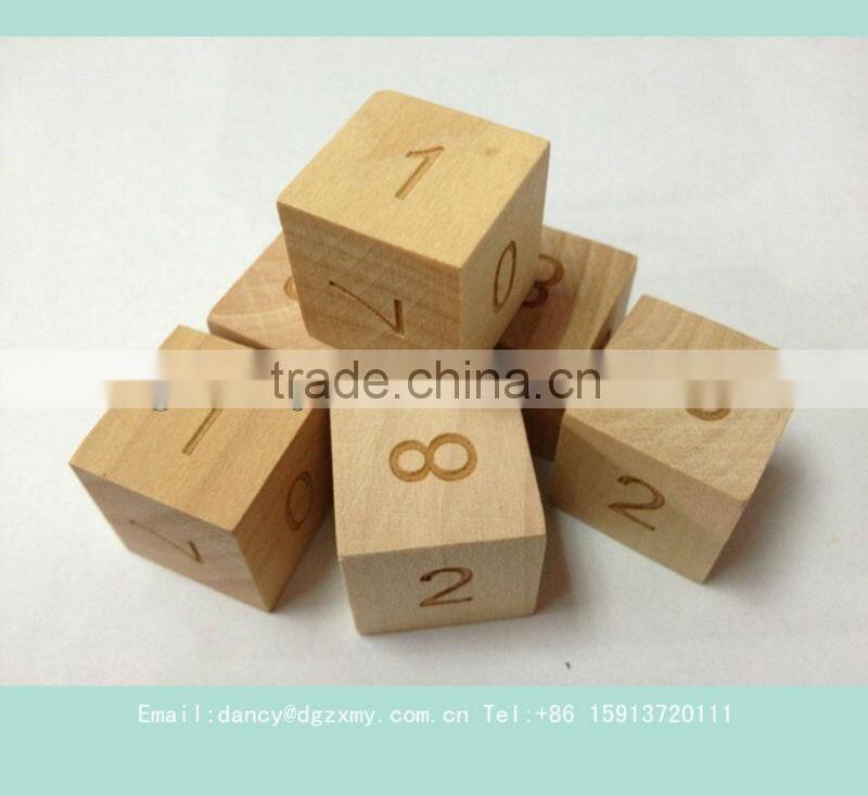 small wooden cubic