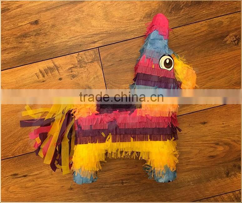 2016 Factory rainbow donkey pinata manufacturers