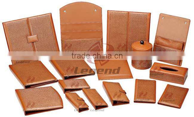 Customerized square leather tissue box for sale