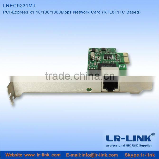 pci-e 10/100/1000Mbps RTL8111C realtek rj45 ethernet card