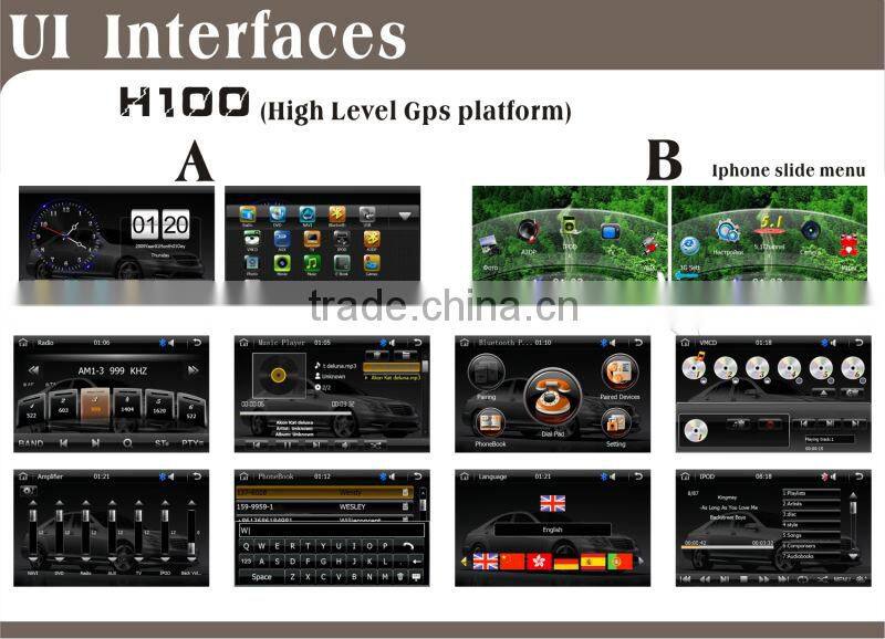 7inch HD 1080P BT TV GPS IPOD Fit for Mitsubishi pajero 2006-2012 car dvd car radio with gps