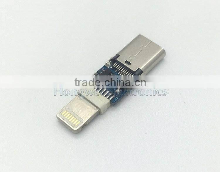 Type C USB adapter circuit board type C female to Iightning male