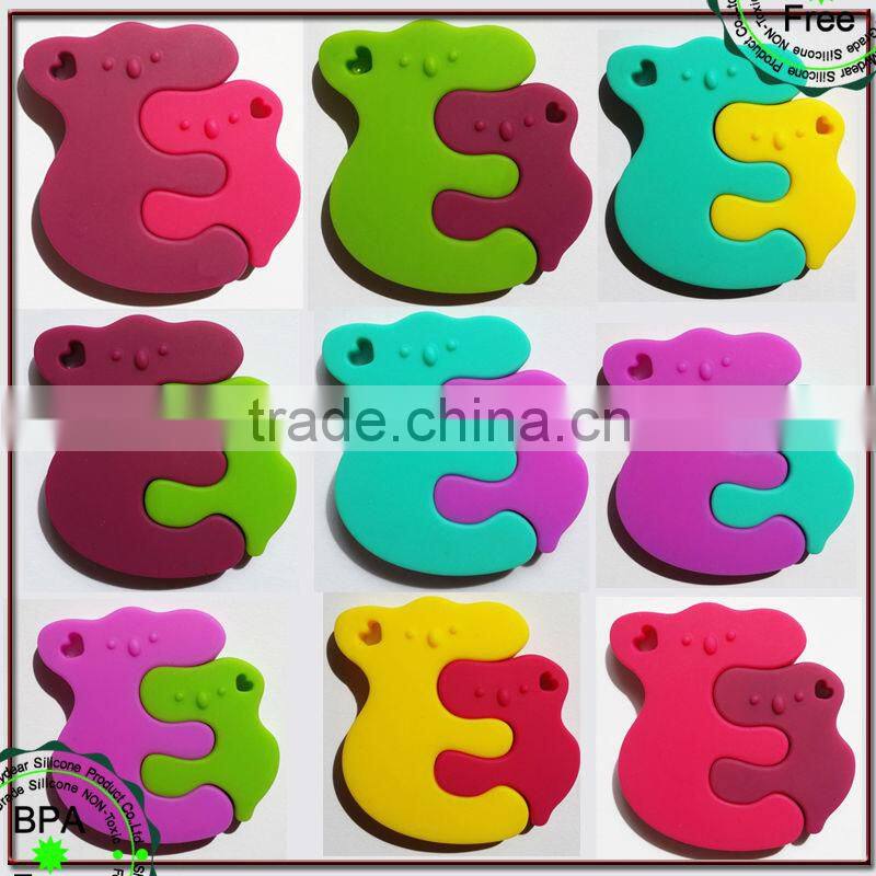 Chic Silicone Jewelry/Food-safe Bead Nursing Baby Teething Fashion Necklace Wholesale Gift