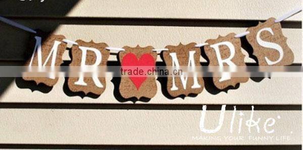 welcomed memorable party paper party jointed banner hanging paper banner china home decor wholesale