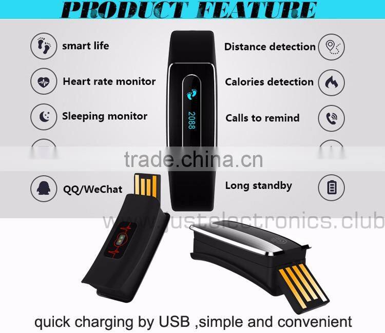 Shenzhen Manufacture CE Rohs Smart Bracelet For IOS and Android