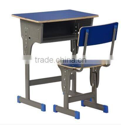 School desk and chair with Square tube school furniture HXZY062
