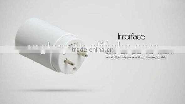 AC Compatible Glass led tube, 120lm/w 18w UL DLC CE listed, DLC T8 led tube light