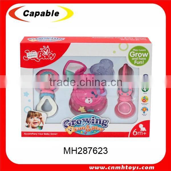 infants noise maker plastic baby hand rattles