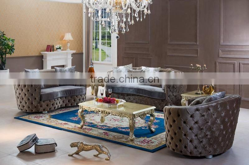 Fabric sofa button Classic Fabric Sofa DH033 MOQ 1 PC